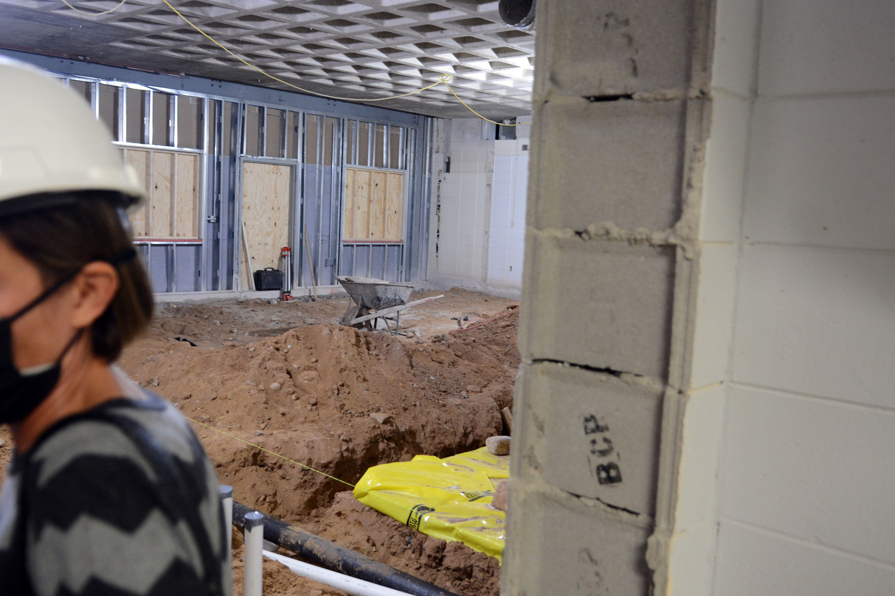 Baraboo school construction tour May 3, 2021